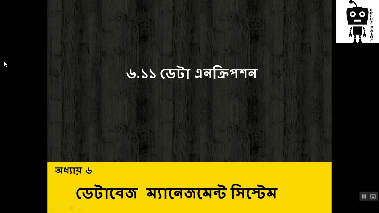 6.11 Data Encryption