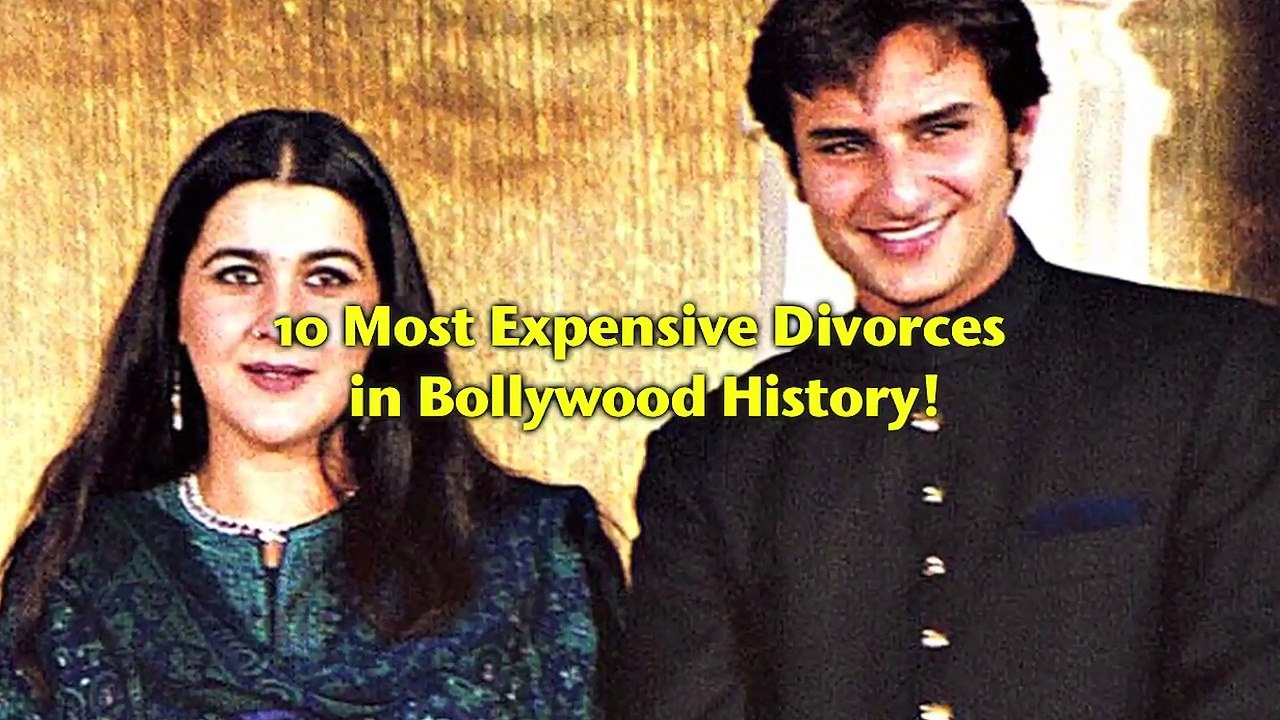 Top 10 Most Expensive Divorces in Bollywood History _ Bollywood Fun Facts