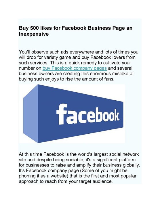 Buy Real Facebook Likes at Affordable Prices