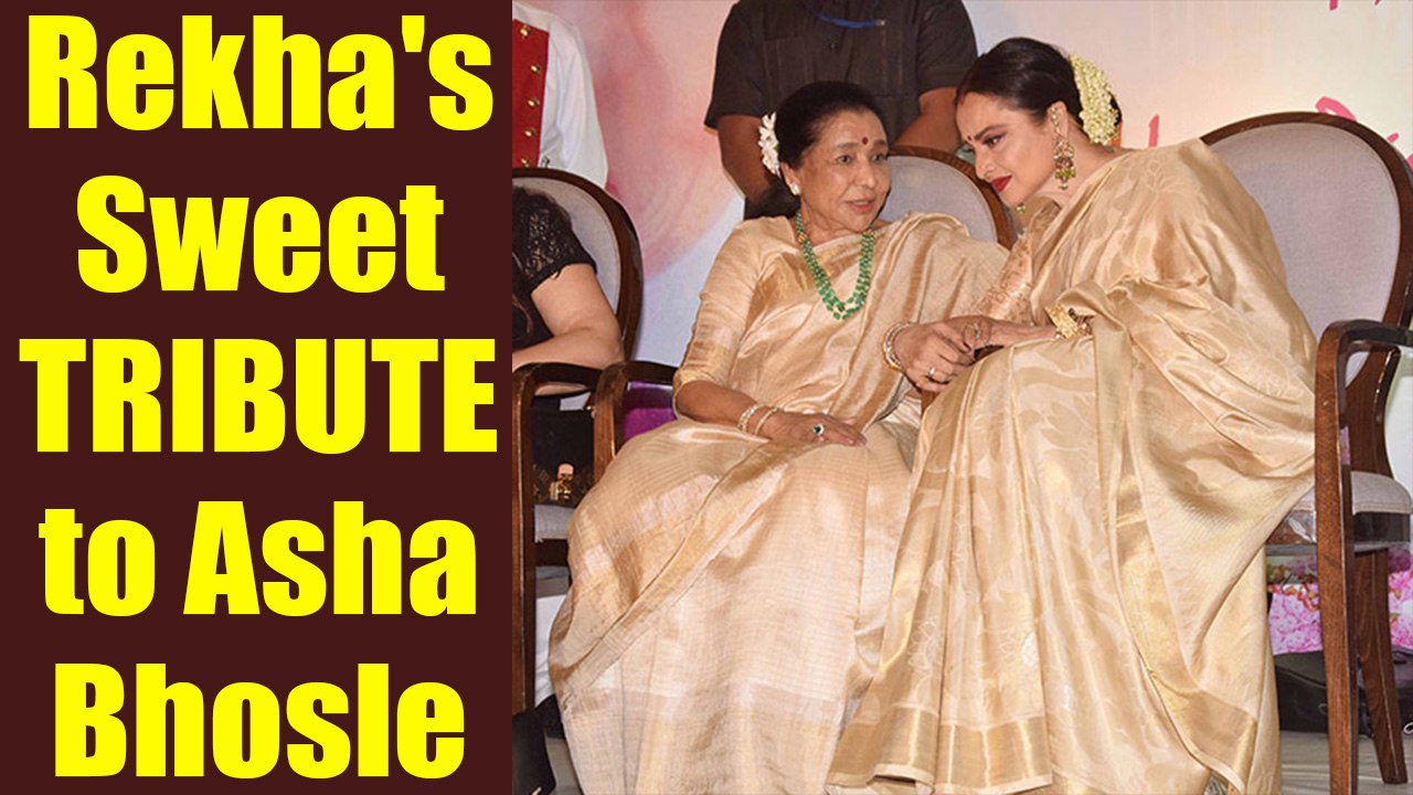 Rekha says Asha Bhosle was BEST part of my career ! | FilmiBeat