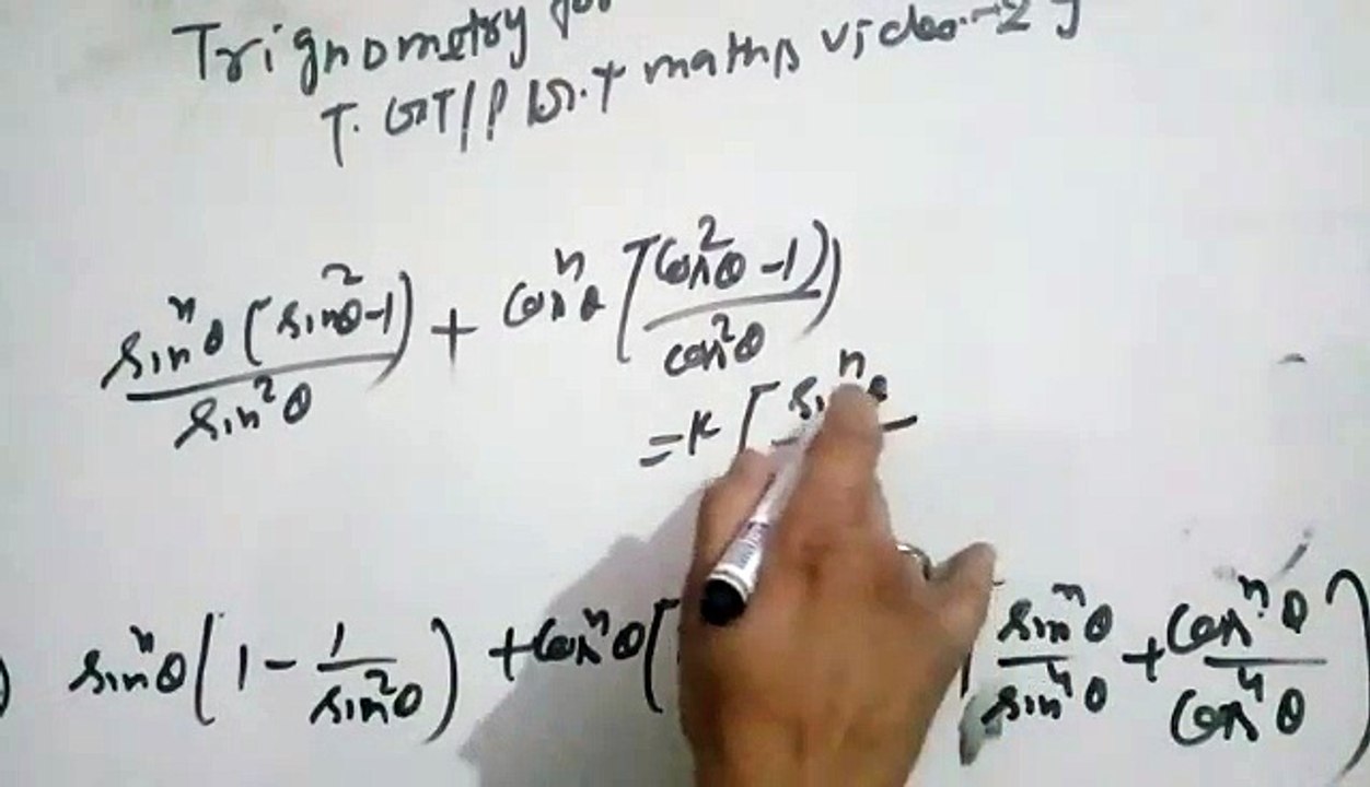 Trigonometry  for tgt/pgt maths  video 29