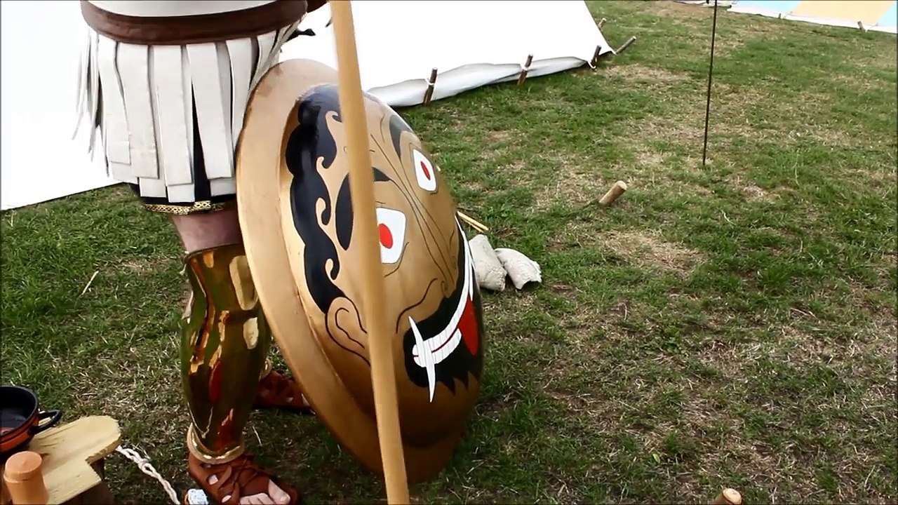 Ancient Greek Hoplite Interview ARMOUR & TACTICS! Military Odyssey new | HD Video