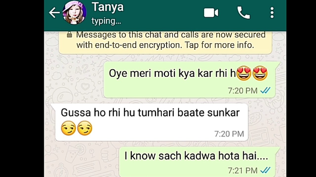 He She Romantic Chatting Video Bf gf