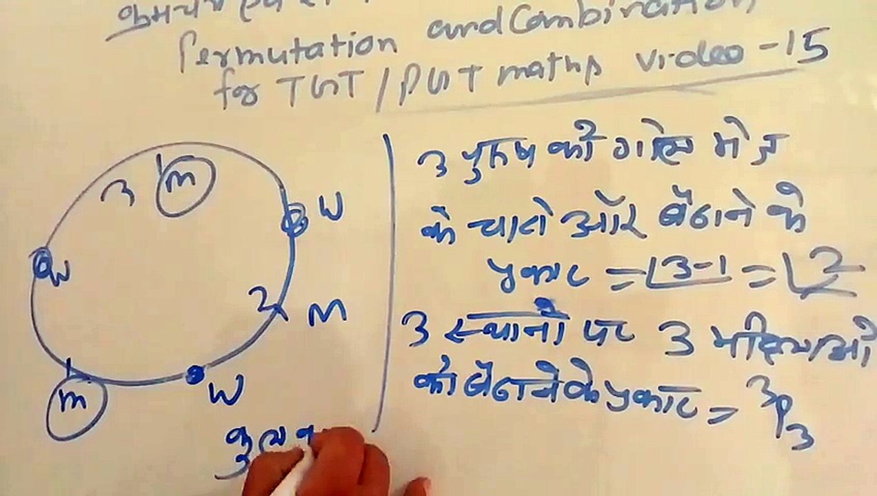 Permutation and combination for tgt/ pgt maths video 15