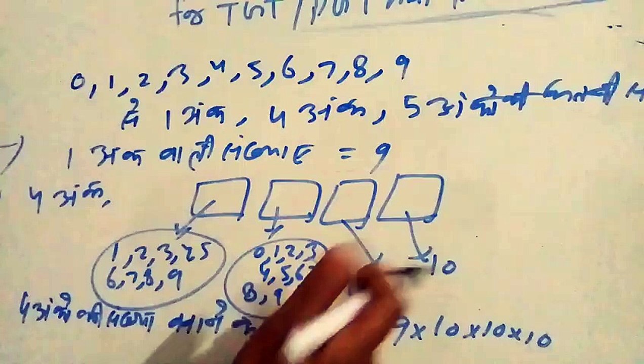 Permutation and combination for tgt/ pgt maths video 16