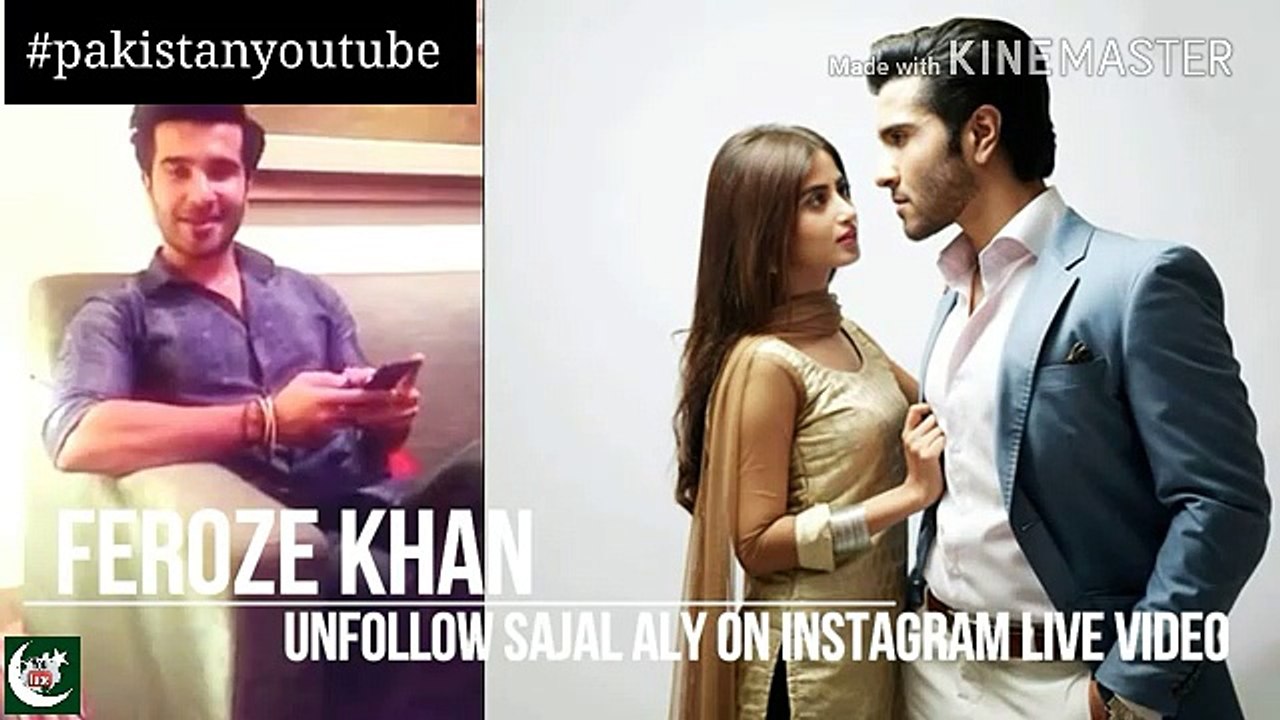 Feroze Khan Unfollow Sajal Aly On Instagram | Sajal Aly and Feroze Khan Ended their Relationship