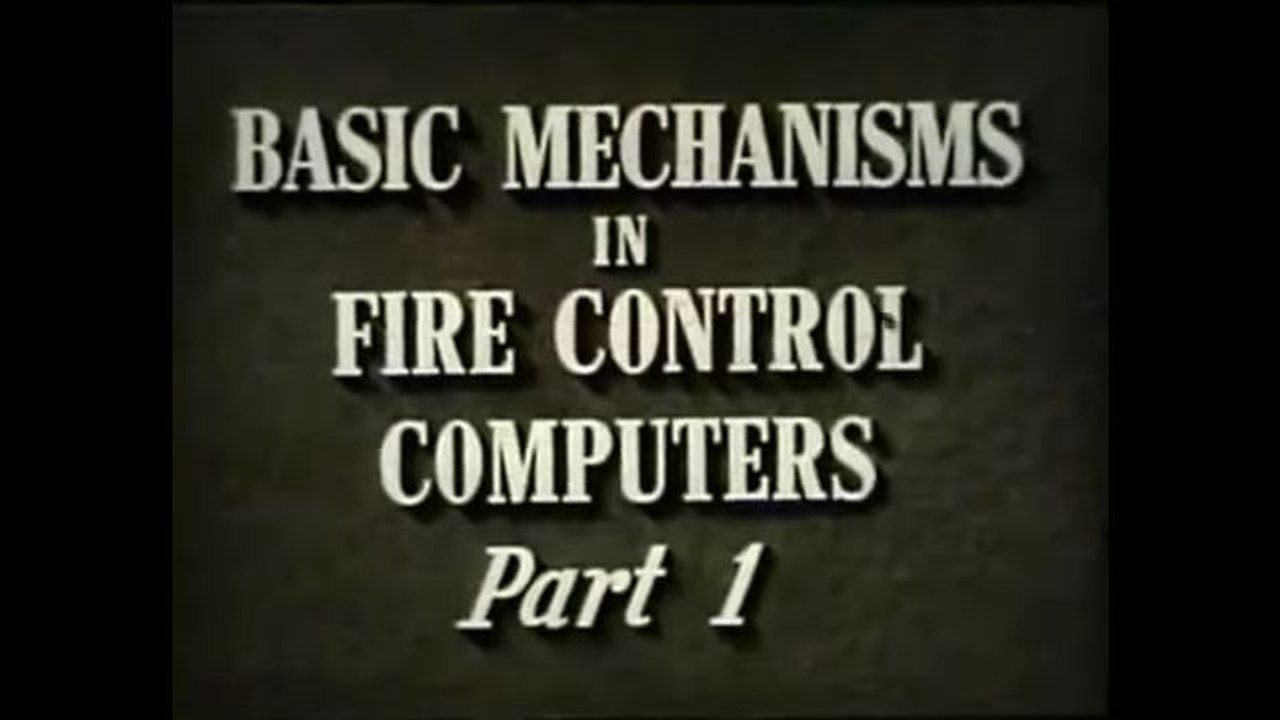 Basic Mechanics  in Fire Control Computers