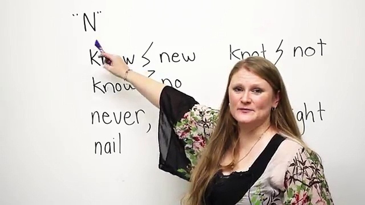 Pronunciation - N, KN