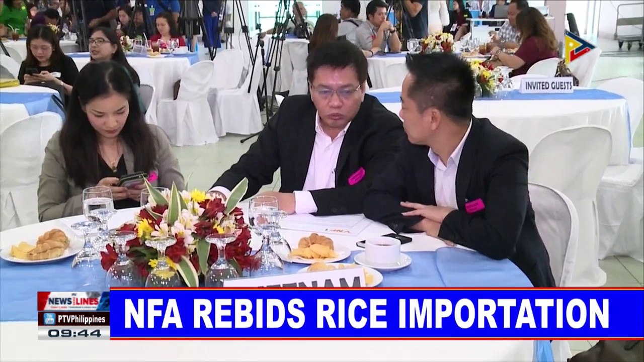 NFA rebids rice importation