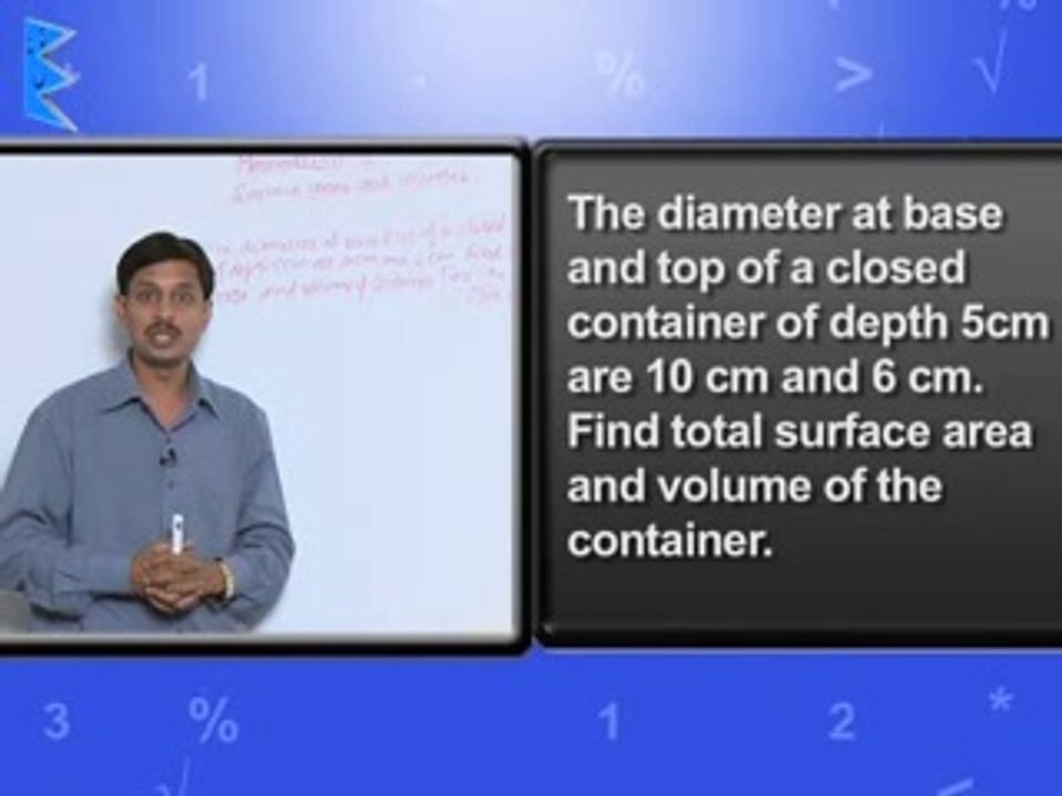 Frustum of a Cone - Application Problems | Class 10 Maths