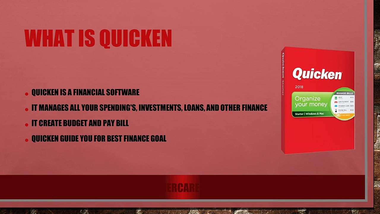 Solve Quicken Software or Application Problems