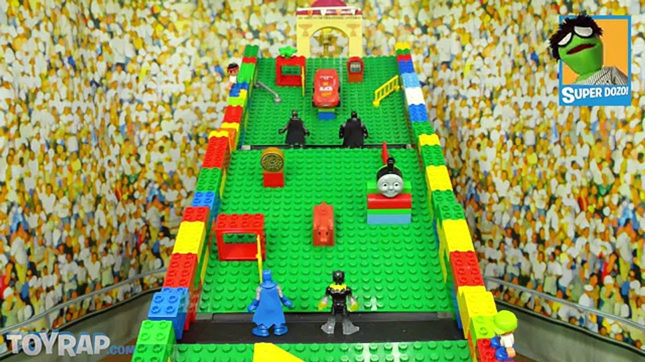 Batman Toys Lego Landslide Challenge Game - Batman vs Batman vs Batman vs Batman vs Batman by ToyRap