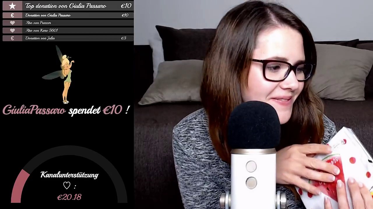 ASMR STREAM ZUM EINSCHLAFEN mit Gewitter ❤