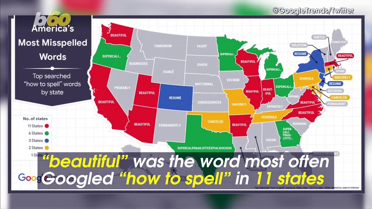Americans Have Trouble Spelling These Simple Words According to Google