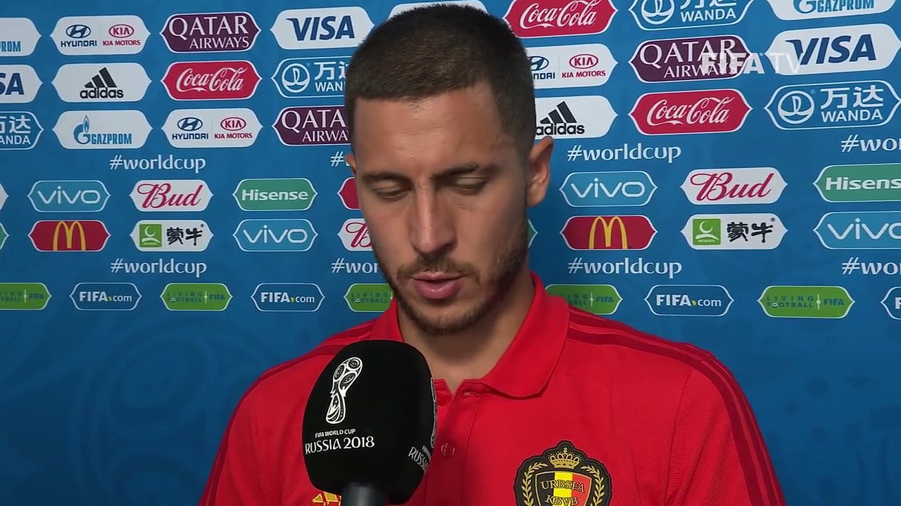 Eden HAZARD (Belgium) - Post Match Interview - MATCH 13