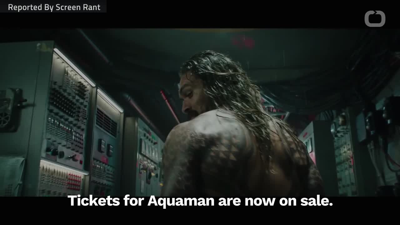Tickets For Aquaman Go On Sale