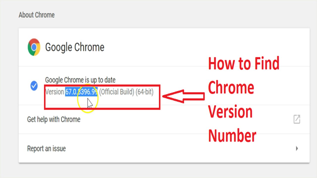 How to Locate Your Google Chrome Version Number