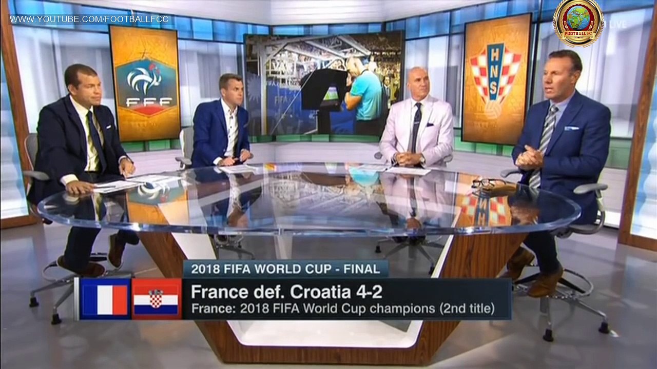 ESPN FC 16th July 2018 Full Show France 4 Croatia 2. Controversial Decisions in World Cup Final