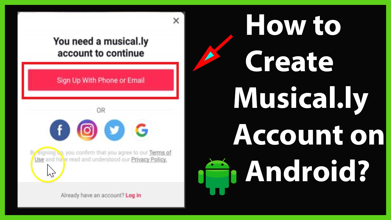 How to Create your Musical.ly Account on Android?