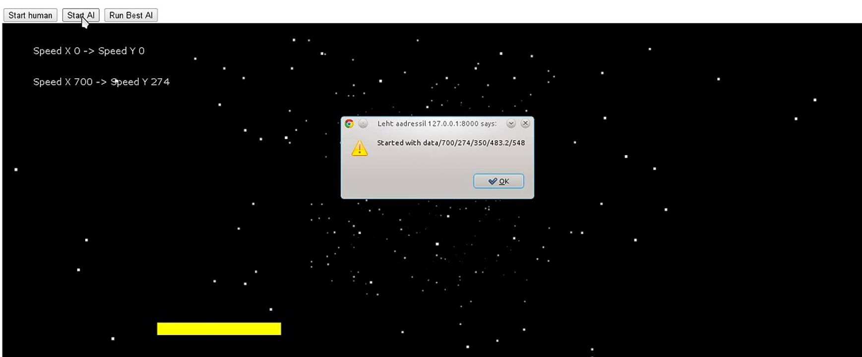 Artificial Intelligence - Moonlander