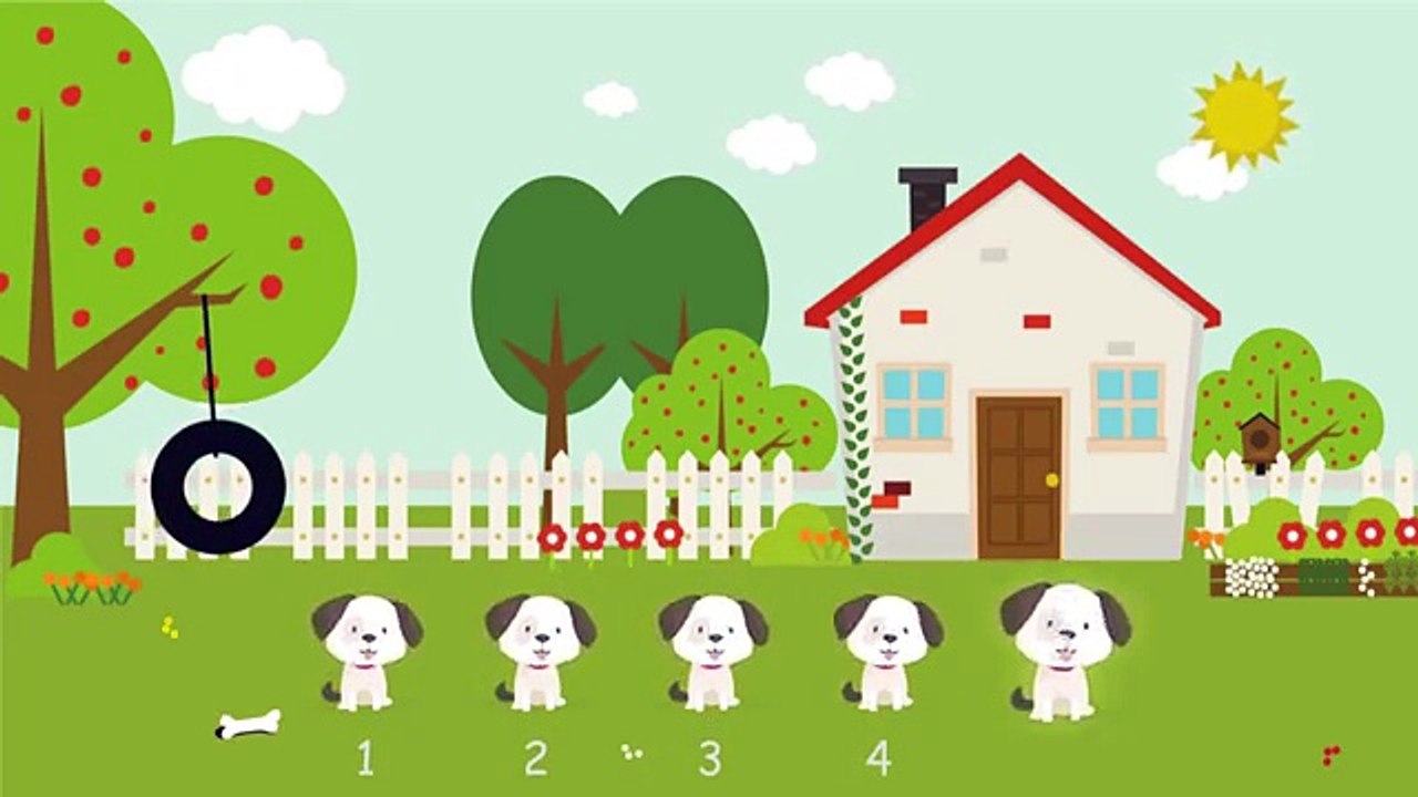 Counting 1-5 Song For Kindergarten: Learning Numbers Preschool