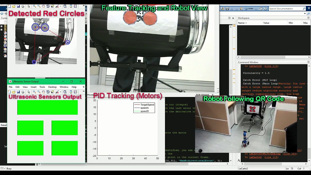 QR Code detection and tracking in Matlab