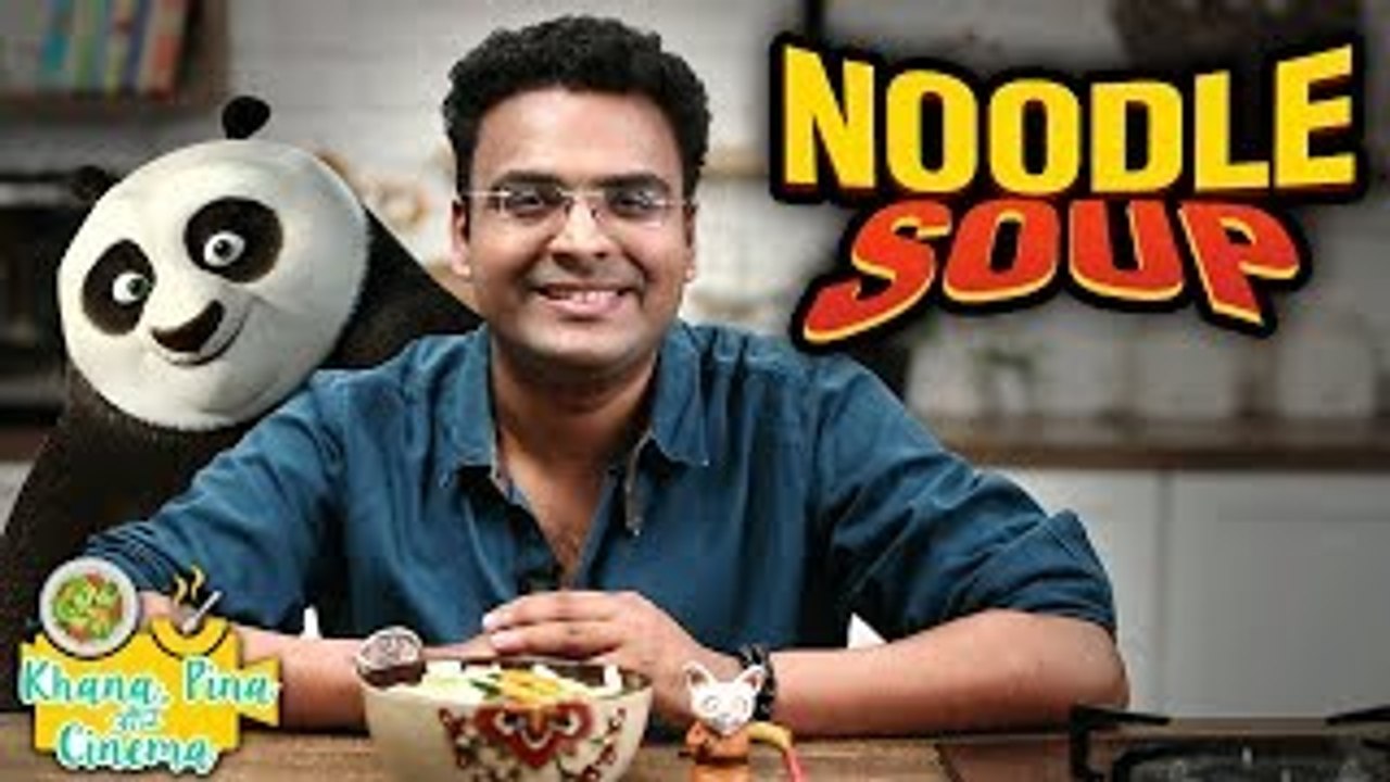 Noodle Soup Recipe - How To Make Stock & Chicken Noodle Soup - Khana Peena Aur Cinema