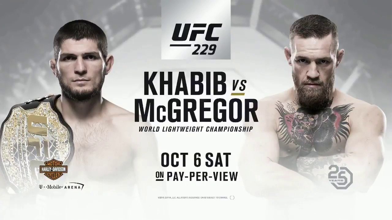 Khabib vs McGregor – UFC 229 Maçı