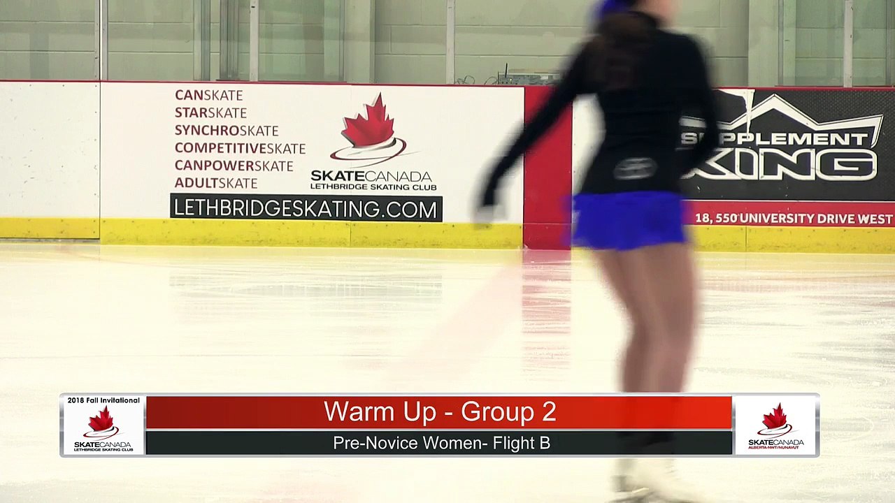 Pre-Novice Women Flt B Free Program - 2018 Fall Competitive Invitational