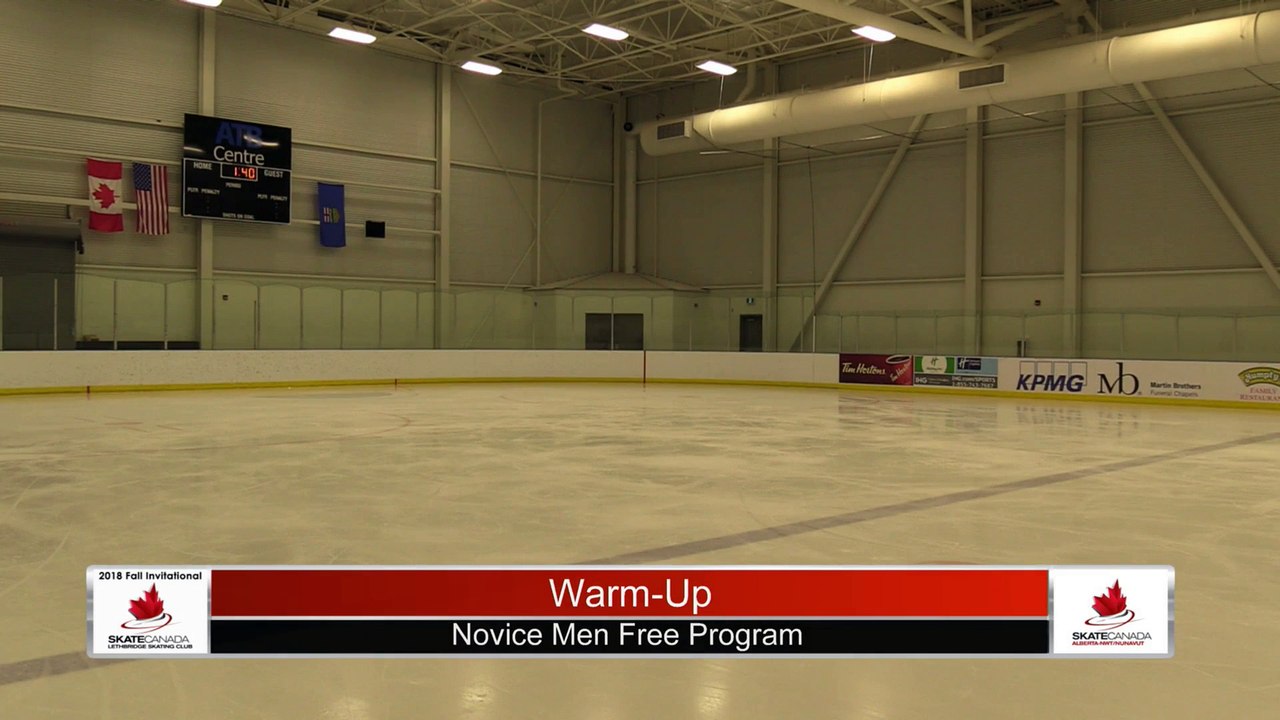 Novice / Junior / Senior Men Free Program - 2018 Fall Competitive Invitational