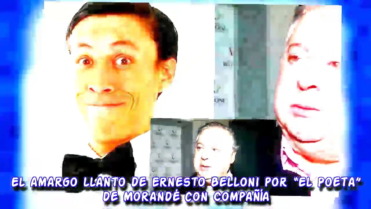 El amargo llanto de Ernesto Belloni por “El Poeta” de Morandé con Compañía