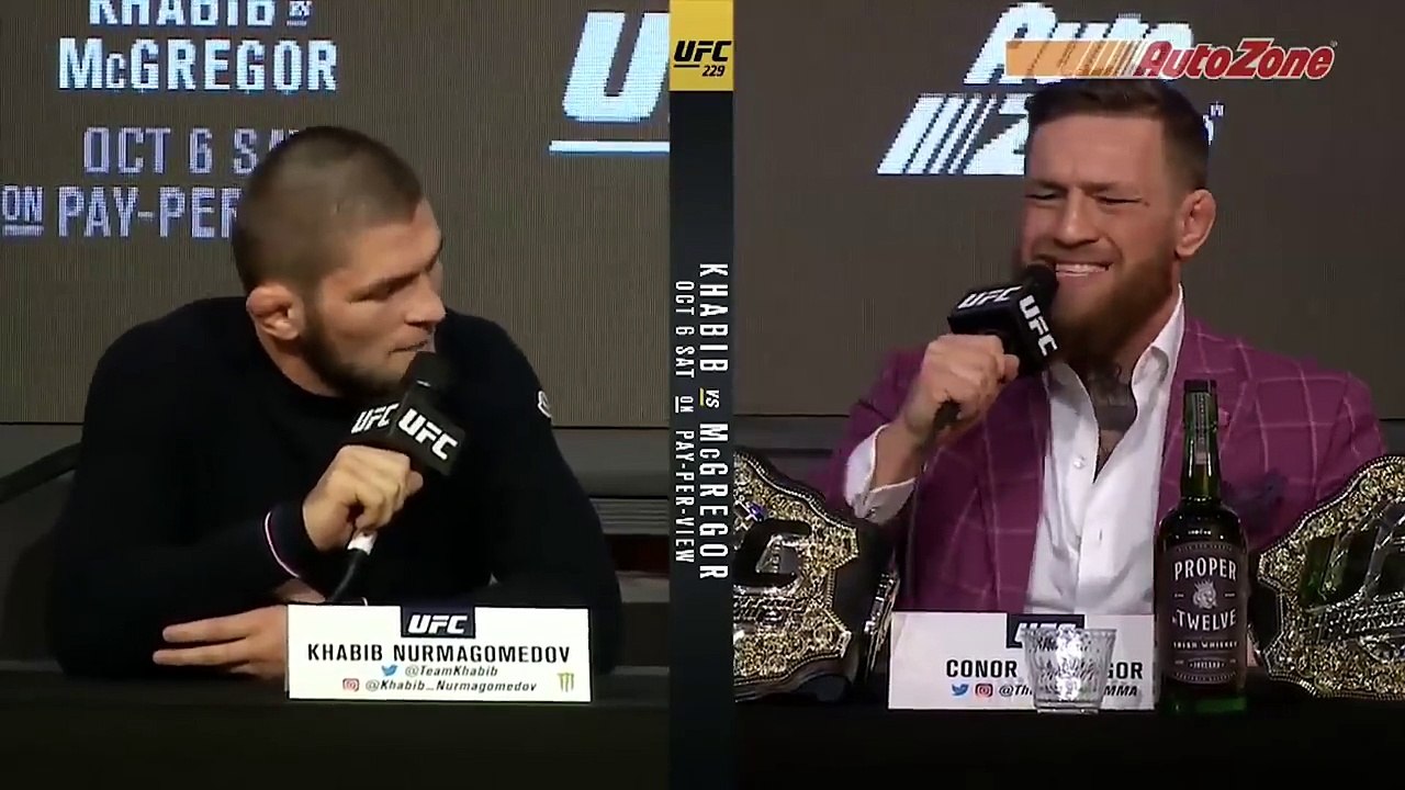 UFC 229: Khabib vs McGregor Press Conference Highlights