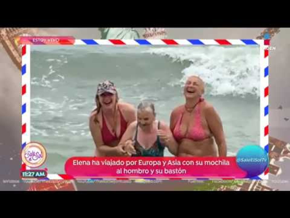 La mochilera de 90 años demuestra que nunca es tarde para viajar ✈️