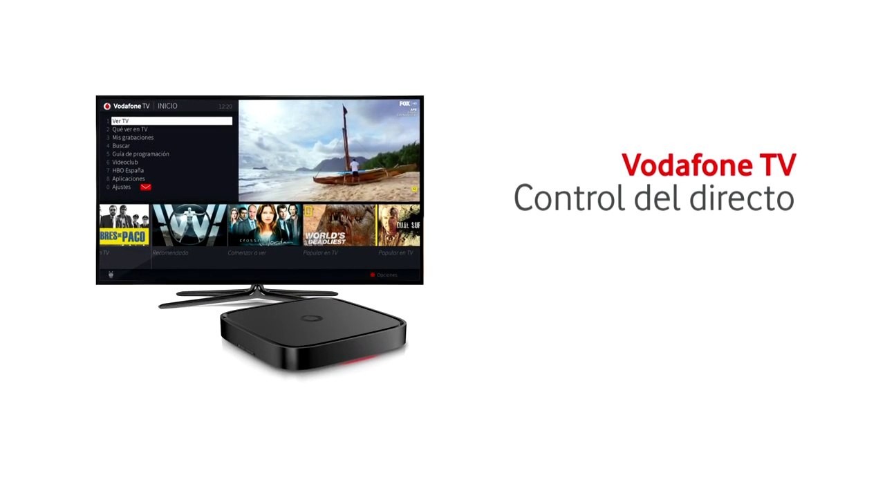 Vodafone TV 4K- Control del directo