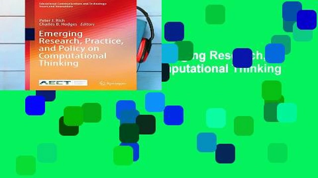 D.O.W.N.L.O.A.D [P.D.F] Emerging Research, Practice, and Policy on Computational Thinking