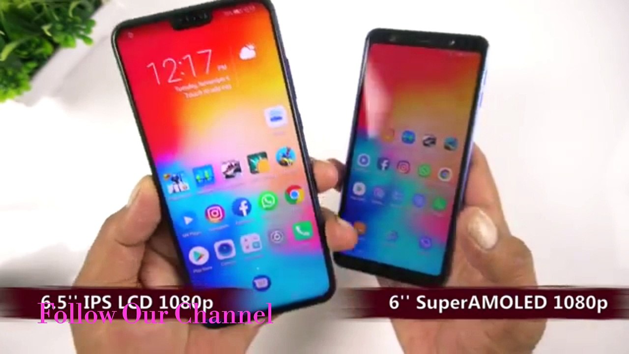 Samsung Galaxy A7 2018 VS Honor 8XSpeed Test Comparsion in Urdu  and Hindi