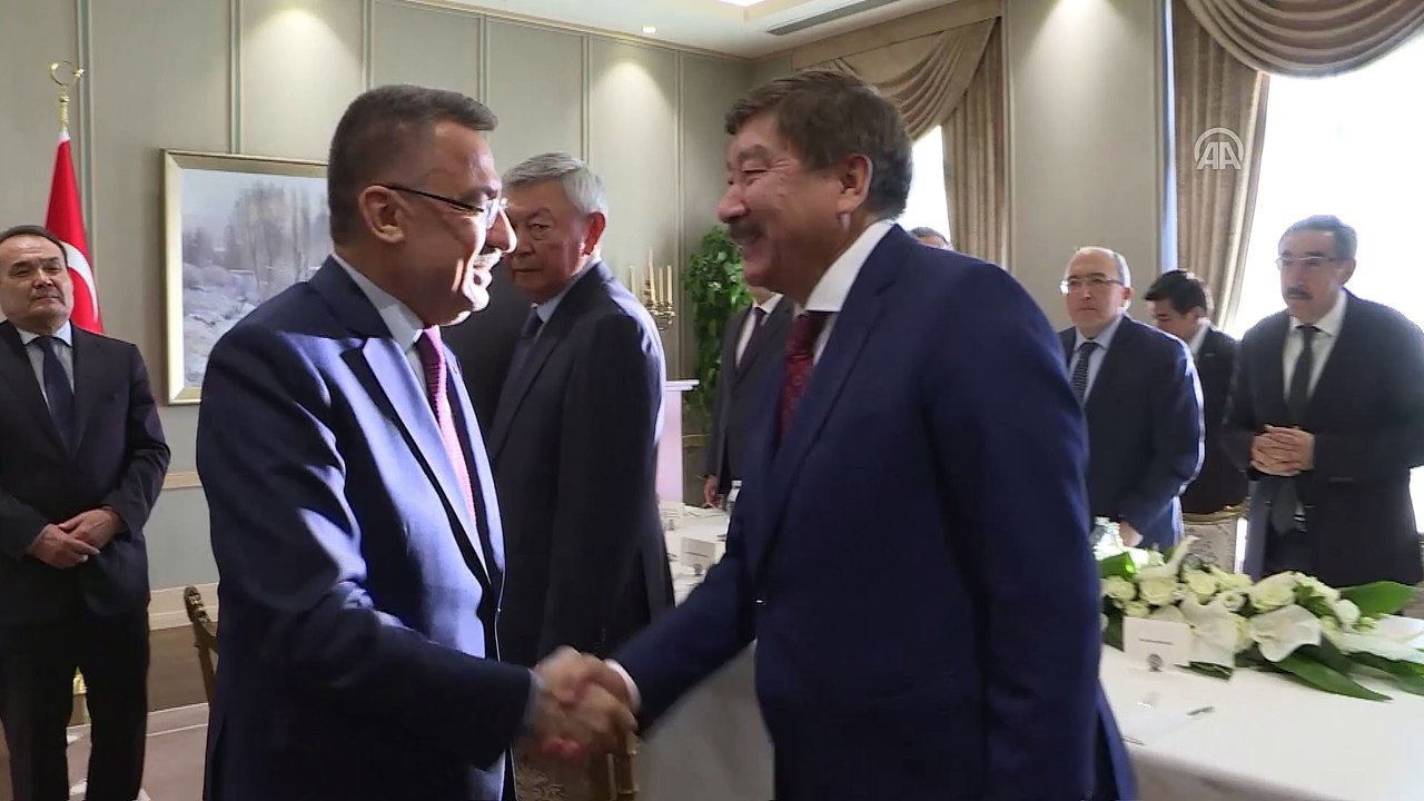 Cumhurbaşkanı Yardımcısı Oktay, Türk Konseyi Diaspora İşlerinden Sorumlu Bakanlar Heyeti'ni kabul etti - ANKARA