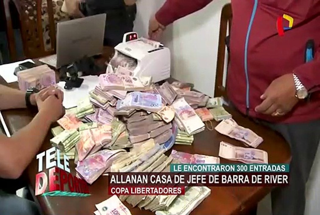 Jefe de barra de River: allanaron casa y encontraron 300 entradas para partido Boca-River