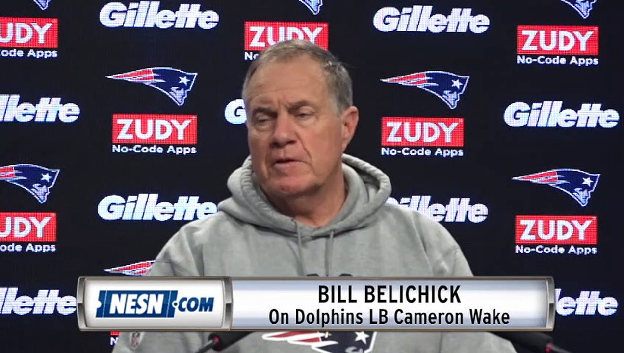 Bill Belichick on Dolphins LB Cameron Wake