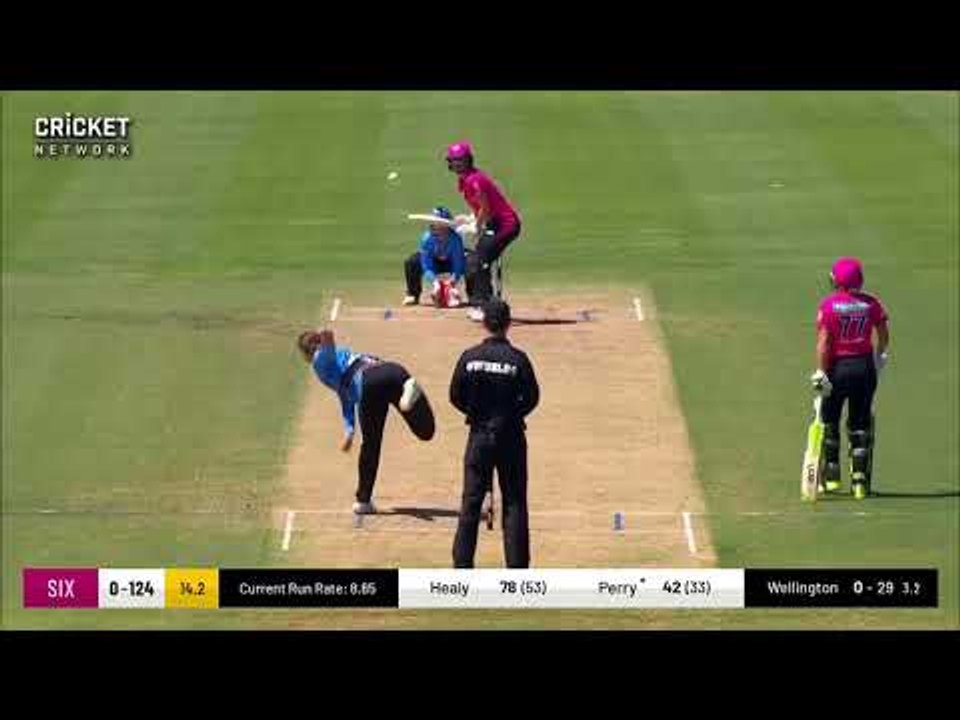 Sydney Sixers  innings vs Strikers 1st innings highlights