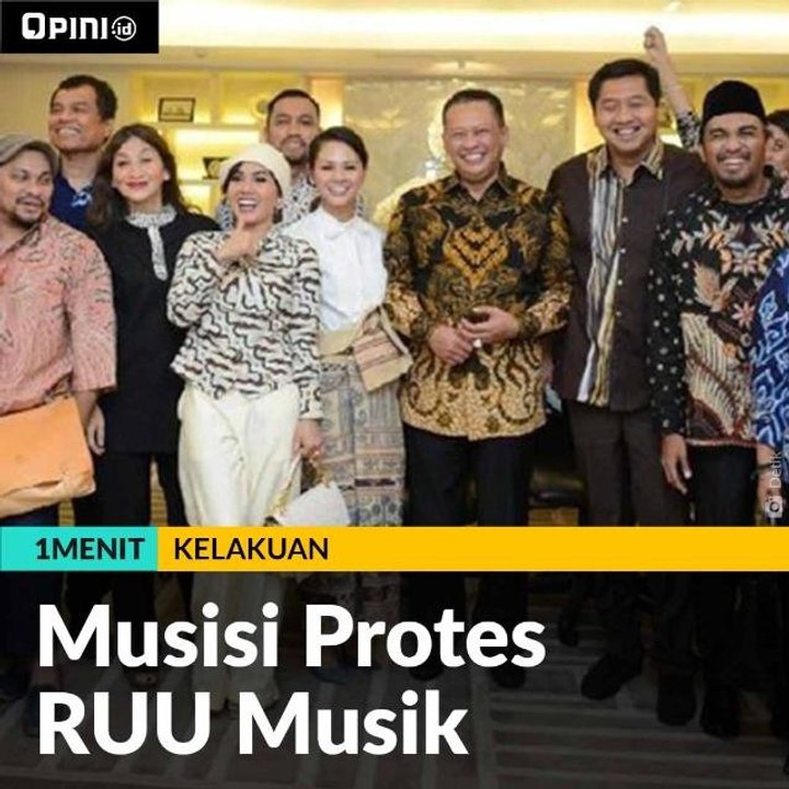 Musisi Menyuarakan Protes Terhadap RUU Permusikan
