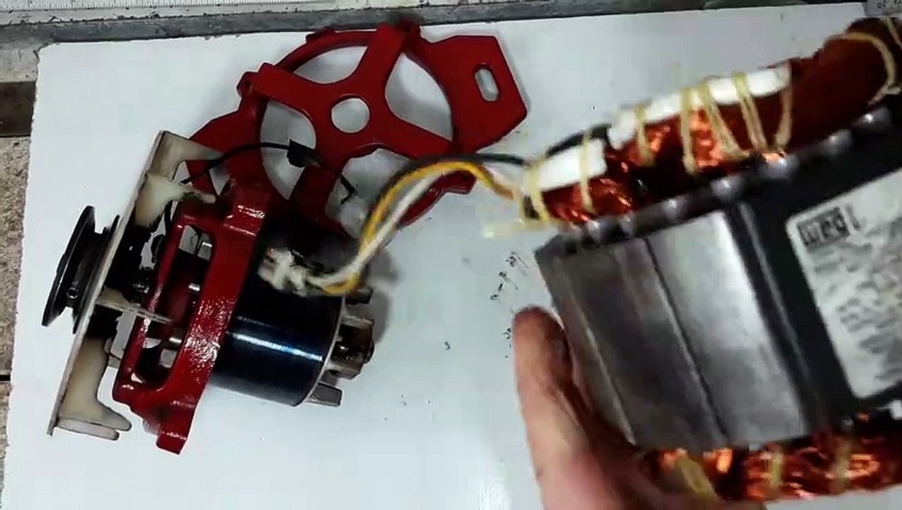 Esquema e dados do Motor de Lavadora GE