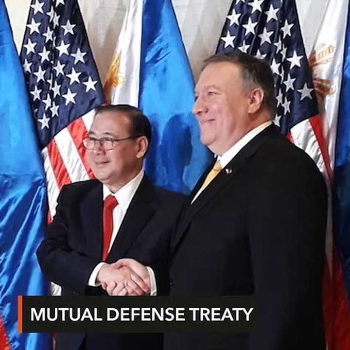 Pompeo Confirms U.S. Commitment to Philippines Under Mutual Defense Treaty in South China Sea