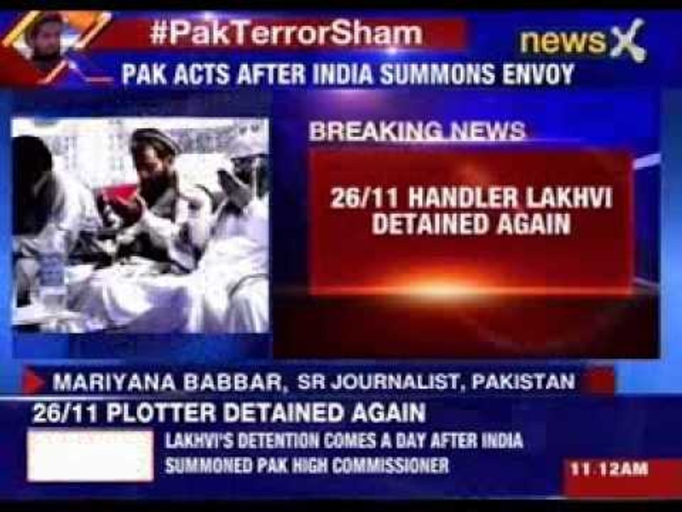 26/11 handler Lakhvi detained again