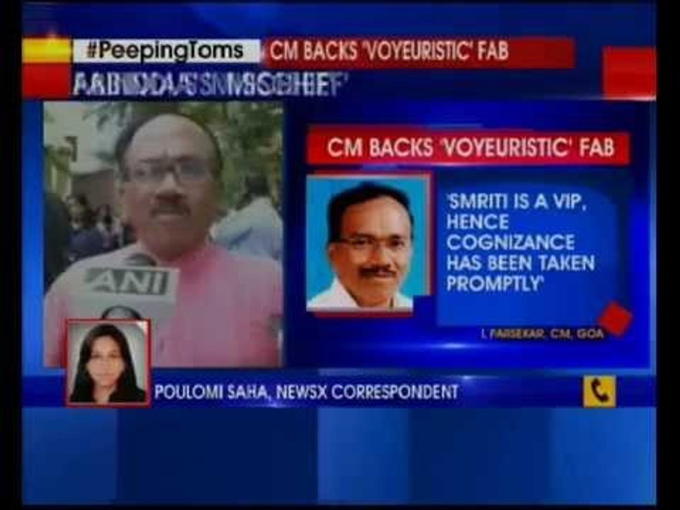 Smriti Irani case: Goa CM Laxmikant Parsekar defends Fabindia