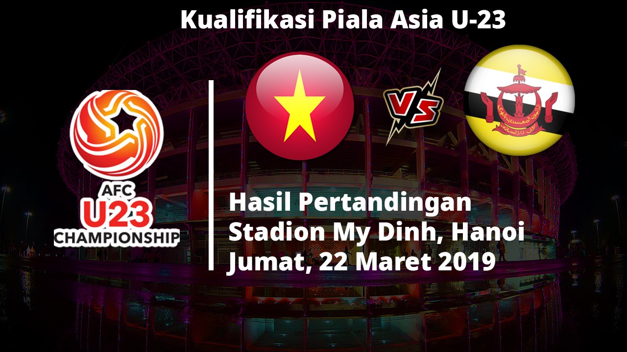 Timnas U-23 Vietnam Menang Telak atas Brunei, Indonesia Beranjak dari Dasar Klasemen Grup K