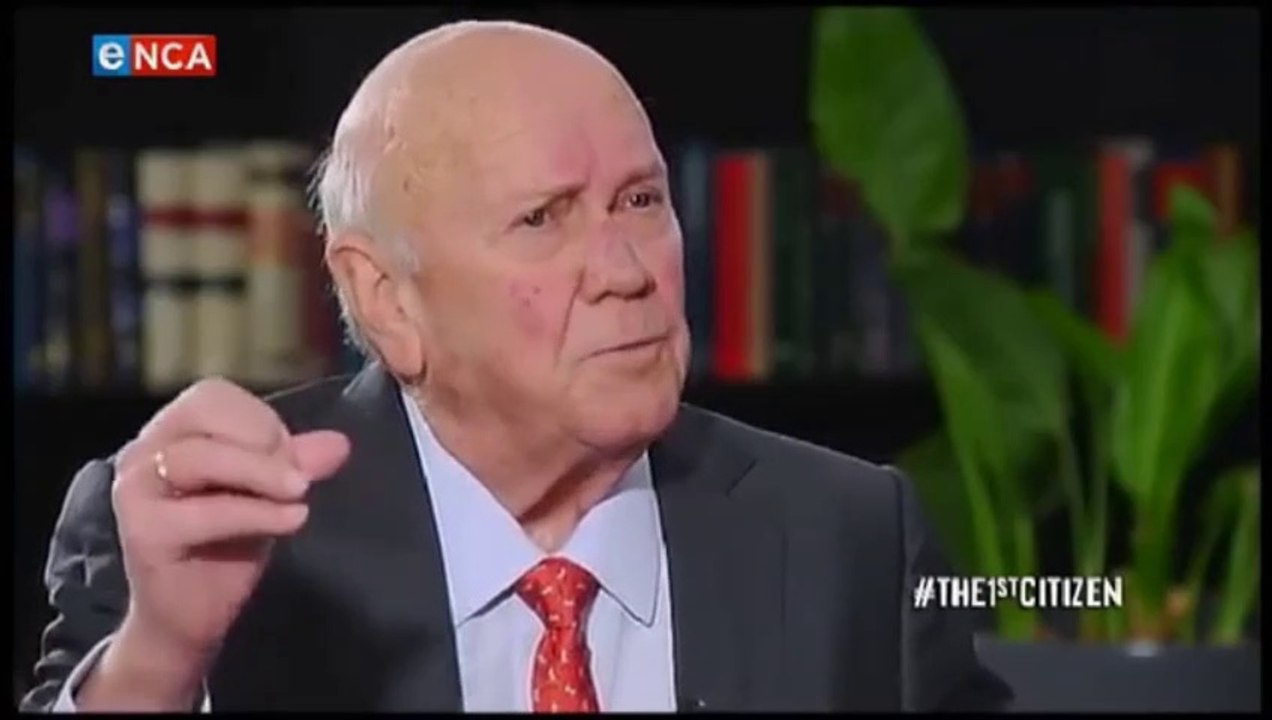 De Klerk Says Zuma Damaged South Africa