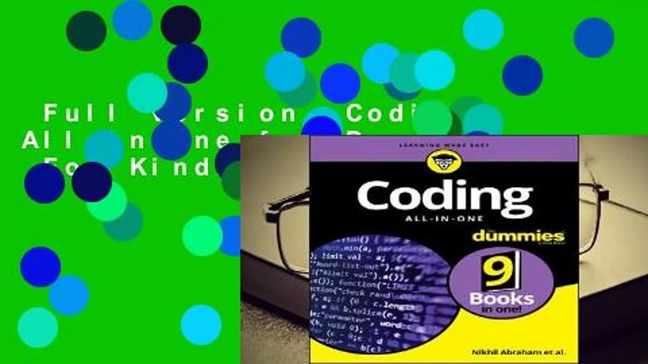 Full version  Coding All-In-One for Dummies  For Kindle