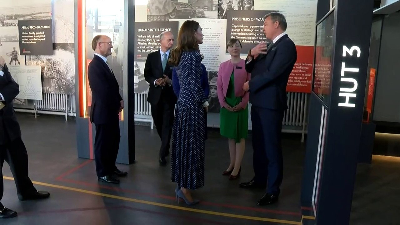 Duchess of Cambridge visits Bletchley Park