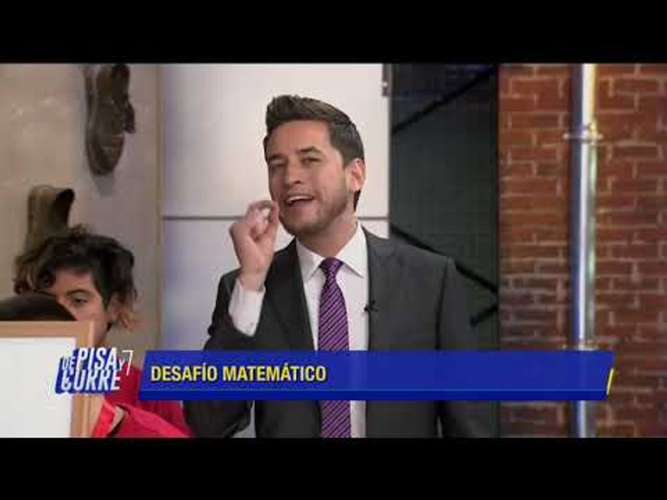 Manolo se pone a prueba con las matemáticas | De Pisa y Corre